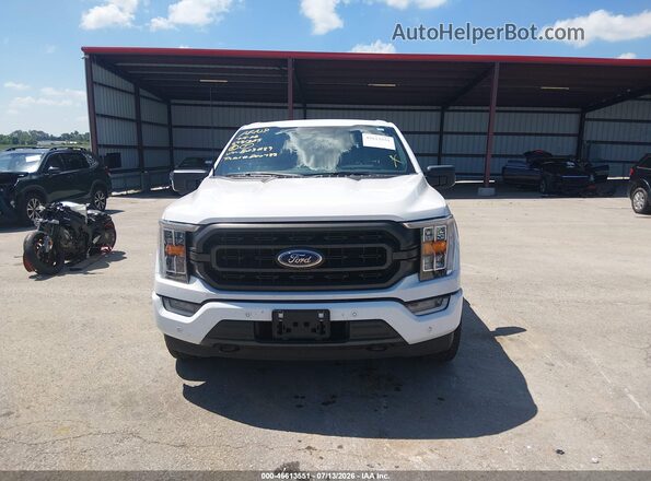 1FTFW1ED7NFB23289 2022 FORD F150 Белый Вид щитка приборов