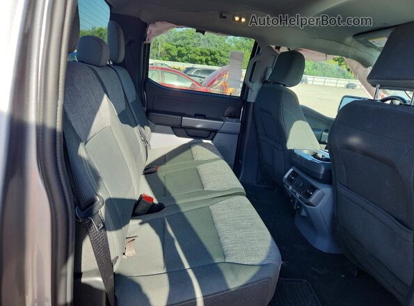 1FTFW1ED7PFC09852 2023 FORD F150 Silver Вид задніх сидінь