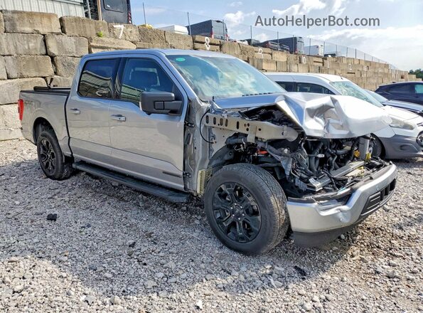 1FTFW1ED7PFD04119 2023 FORD F150 Silver Front right