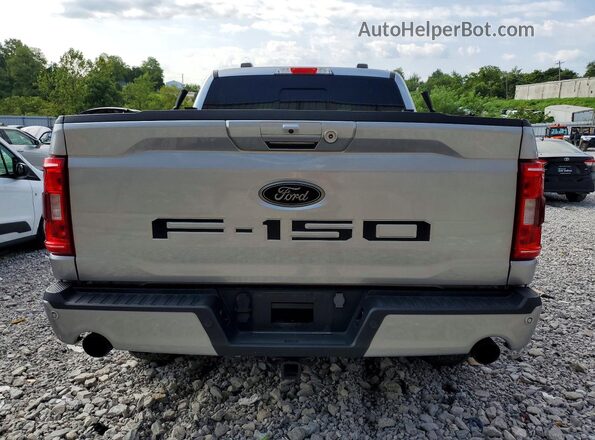 1FTFW1ED7PFD04119 2023 FORD F150 Silver Rear view