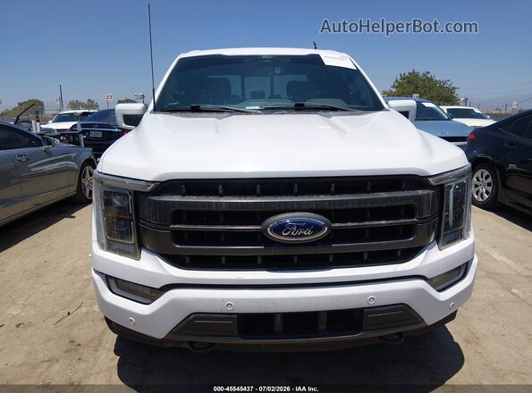 1FTFW1ED8MFA94528 2021 FORD F150 White ხელსაწყოთა პანელის ხედი