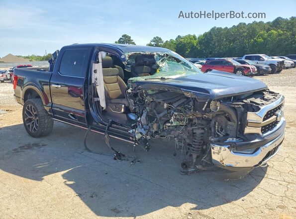 1FTFW1ED9MFC40967 2021 FORD F150 Blue Front right