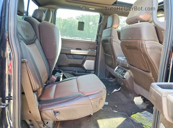 1FTFW1ED9MFC40967 2021 FORD F150 Blue Rear seats view