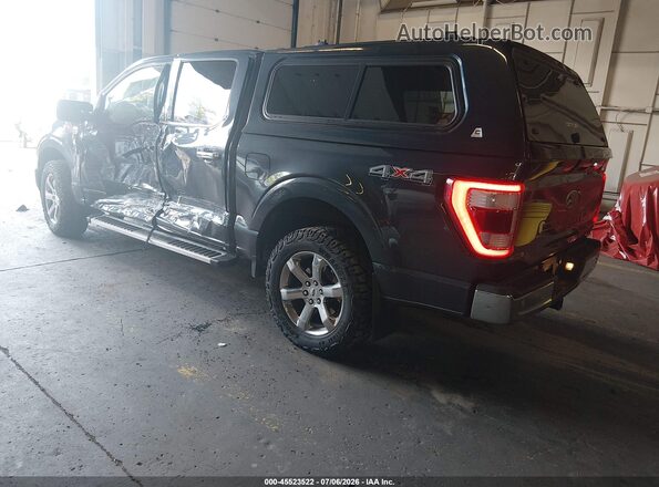 1FTFW1ED9NFA17880 2022 FORD F150 Blue Tył lewy