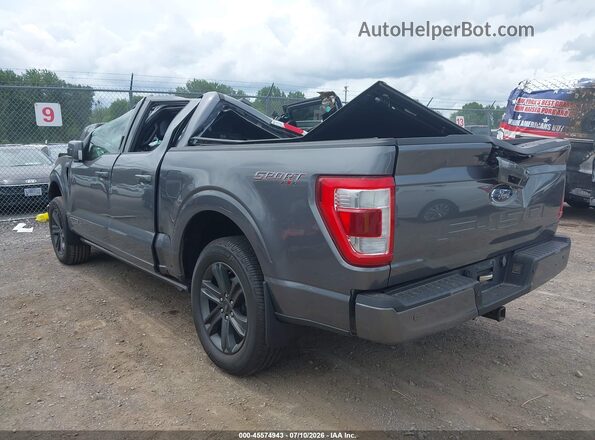 1FTFW1ED9PFC26569 2023 FORD F150 Gray Հետևի ձախ