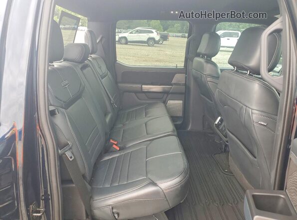 1FTFW1EDXNFB33055 2022 FORD F150 Blue Vista de los asientos traseros