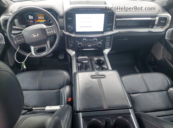 1FTFW1EDXNFB33055 2022 FORD F150 Blue Vista del salpicadero