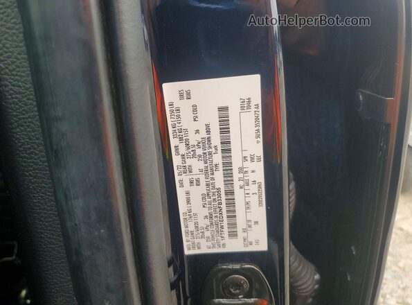 1FTFW1EDXNFB33055 2022 FORD F150 Blue Vista del compartimento del motor