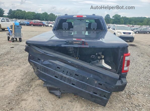 1FTFW1EDXNFB33055 2022 FORD F150 Blue Vista trasera