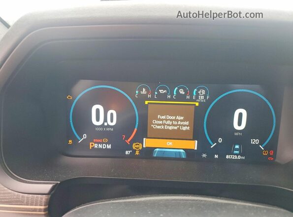 1FTFW1EDXNFB33055 2022 FORD F150 Blue Vista del cuadro de instrumentos