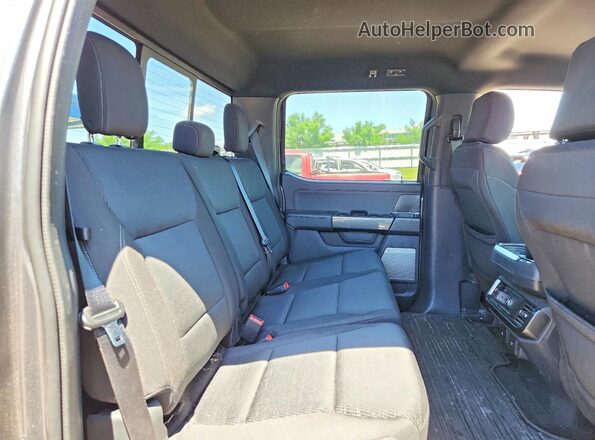 1FTFW1EDXPFA55797 2023 FORD F150 Silver Հետևի նստատեղերի տեսք