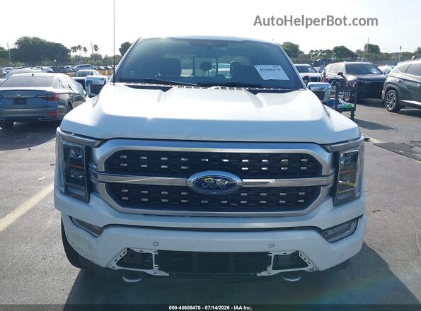1FTFW1EDXPFC74209 2023 FORD F150 White წინა პანელის ხედი