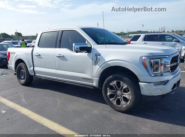 1FTFW1EDXPFC74209 2023 FORD F150 White ხელსაწყოთა პანელის ხედი