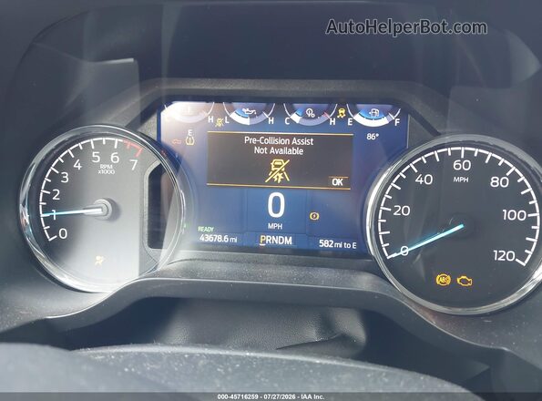 1FTFW1EDXPFC84030 2023 FORD F150 White Widok tylnych siedzeń