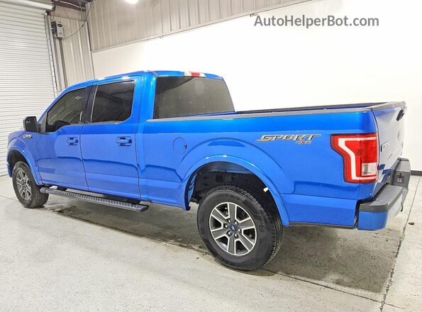 1FTFW1EF1GFC70812 2016 FORD F150 Blue Հետևի ձախ