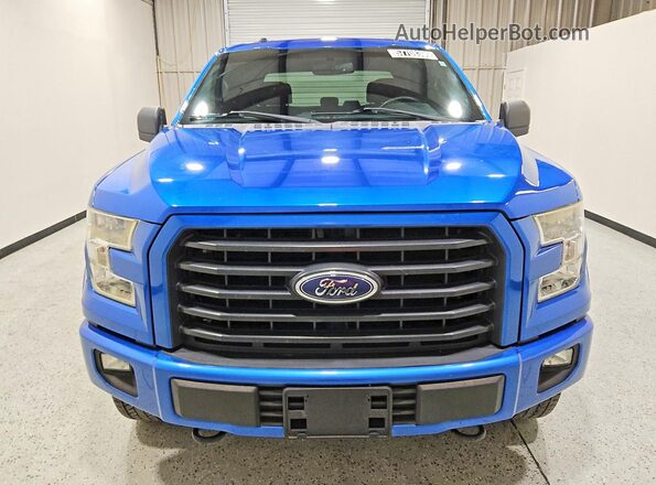1FTFW1EF1GFC70812 2016 FORD F150 Blue Դիմացի տեսք