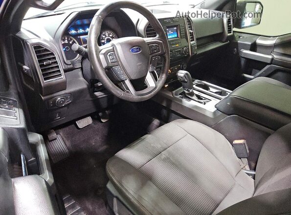 1FTFW1EF1GFC70812 2016 FORD F150 Blue Առջևի վահանակի տեսք