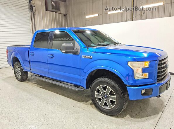 1FTFW1EF1GFC70812 2016 FORD F150 Blue Առջևի աջ