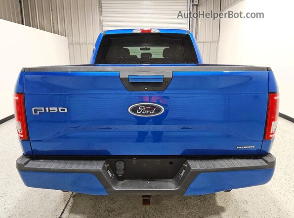 1FTFW1EF1GFC70812 2016 FORD F150 Blue Հետևի տեսք