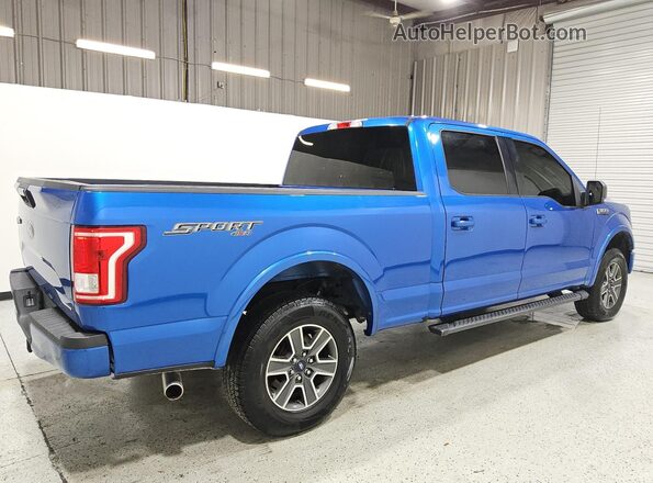 1FTFW1EF1GFC70812 2016 FORD F150 Blue 