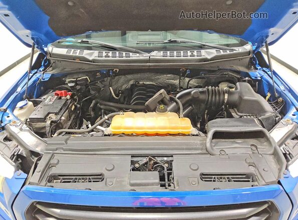 1FTFW1EF1GFC70812 2016 FORD F150 Blue Շարժիչի բաժամունքի տեսք