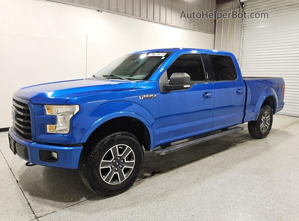 1FTFW1EF1GFC70812 2016 FORD F150 Blue 