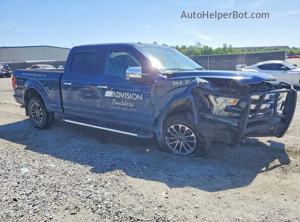 1FTFW1EF4GFA66361 2016 FORD F150 Blue Front right