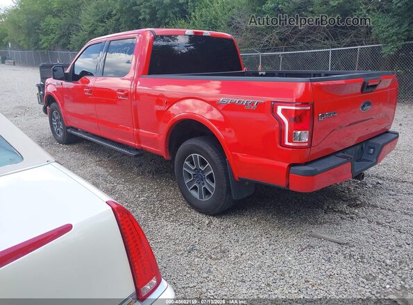 1FTFW1EF5GFD04539 2016 FORD F150 Red Trasero izquierdo
