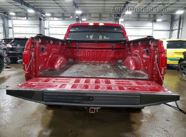 1FTFW1EF5GKD30968 2016 FORD F150 Red Rear view