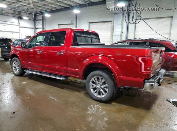 1FTFW1EF5GKD30968 2016 FORD F150 Red Rear left