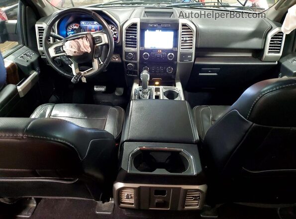 1FTFW1EF5GKD30968 2016 FORD F150 Red Dashboard view