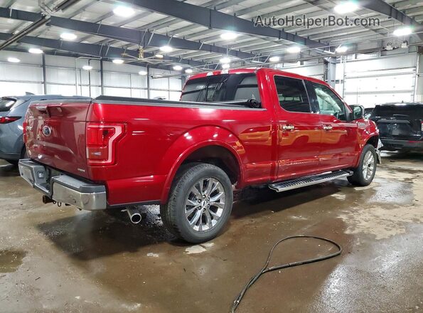 1FTFW1EF5GKD30968 2016 FORD F150 Red Rear right