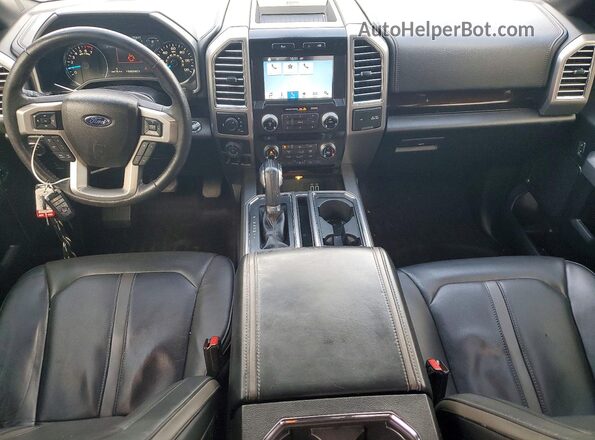 1FTFW1EF6GFB44297 2016 FORD F150 White Dashboard view