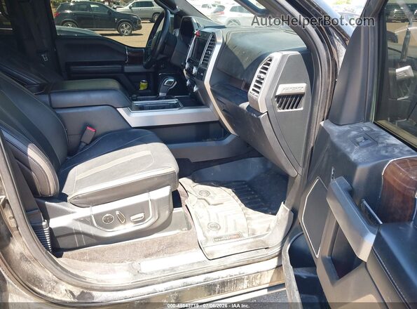 1FTFW1EF7GFB01894 2016 FORD F150 Black წინა სალონის ხედი