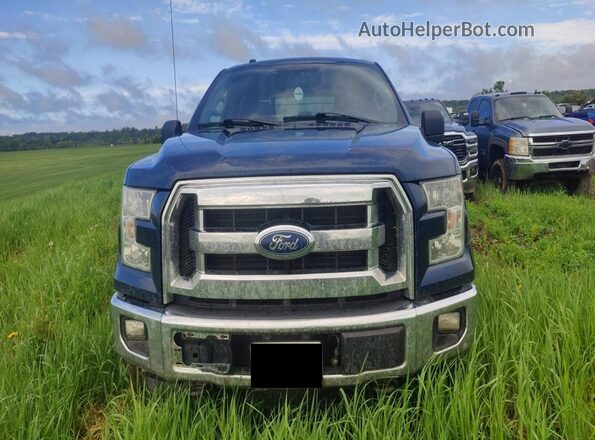 1FTFW1EF7GFB73520 2016 FORD F150 Синий Вид спереди