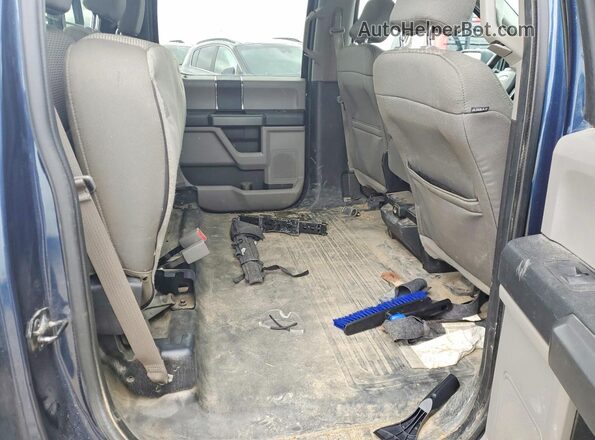1FTFW1EF7GFB73520 2016 FORD F150 Синий Вид задних сидений