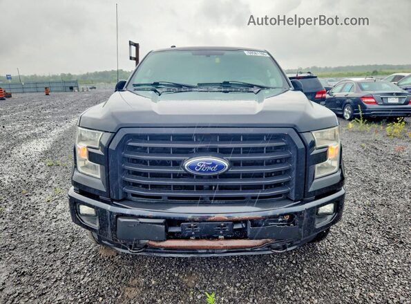 1FTFW1EF7GFC41525 2016 FORD F150 Черный Вид спереди