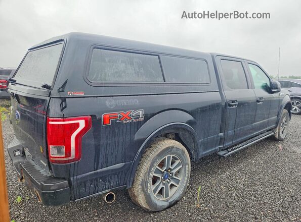 1FTFW1EF7GFC41525 2016 FORD F150 Черный Задняя правая четверть
