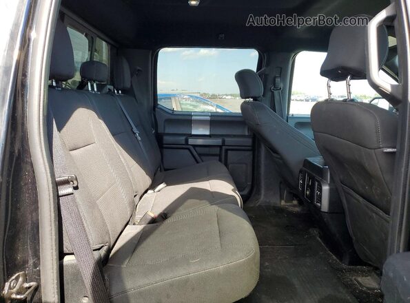 1FTFW1EF7GFC41525 2016 FORD F150 Черный Вид задних сидений