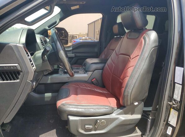 1FTFW1EF7GFC69762 2016 FORD F150 Black Front interior view