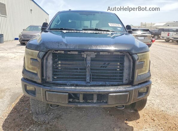 1FTFW1EF7GFC69762 2016 FORD F150 Black Front view
