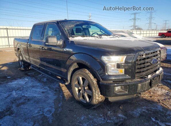 1FTFW1EF8GFA90131 2016 FORD F150 Black Przód prawy
