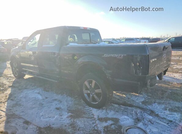 1FTFW1EF8GFA90131 2016 FORD F150 Black Tył lewy