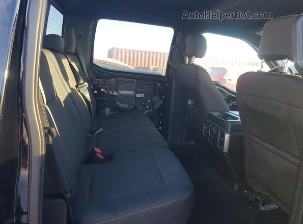 1FTFW1EF8GFA90131 2016 FORD F150 Black Widok tylnych siedzeń