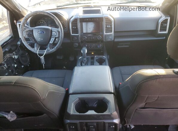 1FTFW1EF8GFA90131 2016 FORD F150 Black Widok deski rozdzielczej