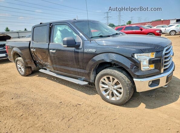 1FTFW1EF8GFC90782 2016 FORD F150 Black Delantero derecho
