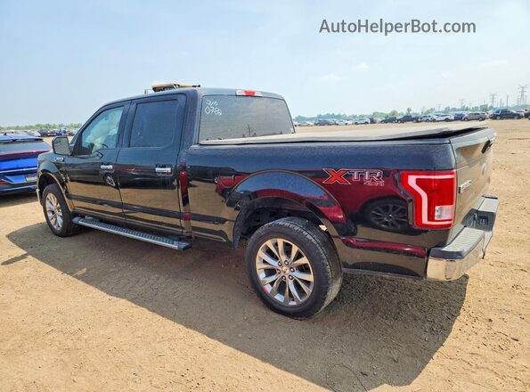 1FTFW1EF8GFC90782 2016 FORD F150 Black Trasero izquierdo