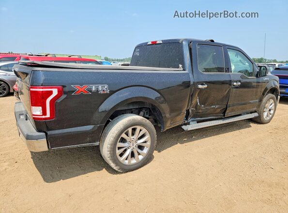 1FTFW1EF8GFC90782 2016 FORD F150 Black Trasero derecho
