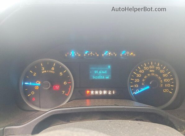 1FTFW1EF9GFA38703 2016 FORD F150 Black Instrument cluster view