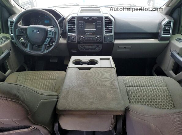 1FTFW1EF9GFA38703 2016 FORD F150 Black Dashboard view